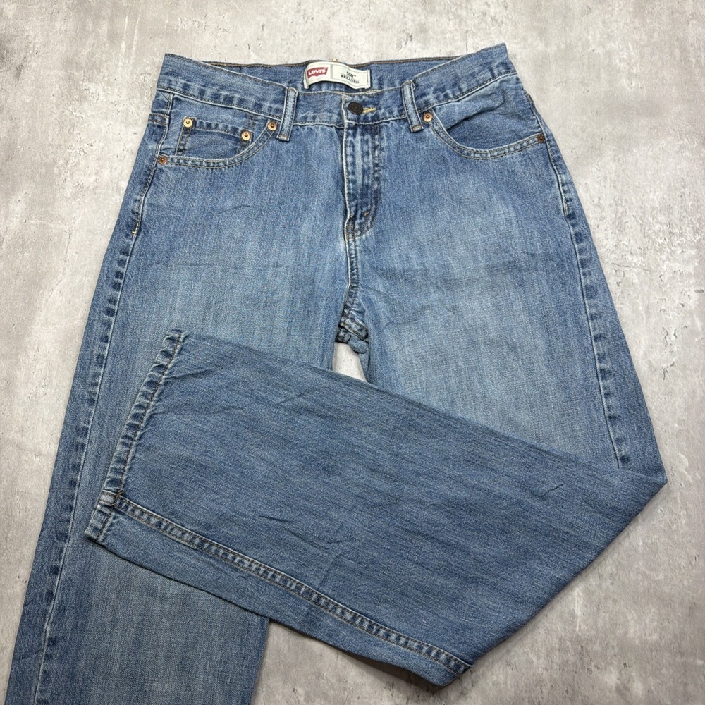 Levi's 550 Denim Jeans Womens 20 Reg Faded 30x30 Workwear Relaxed Fit